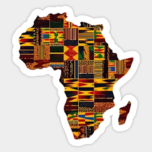 Traditional Kente African Black Culture Pride Sticker